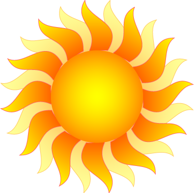 Sun graphic