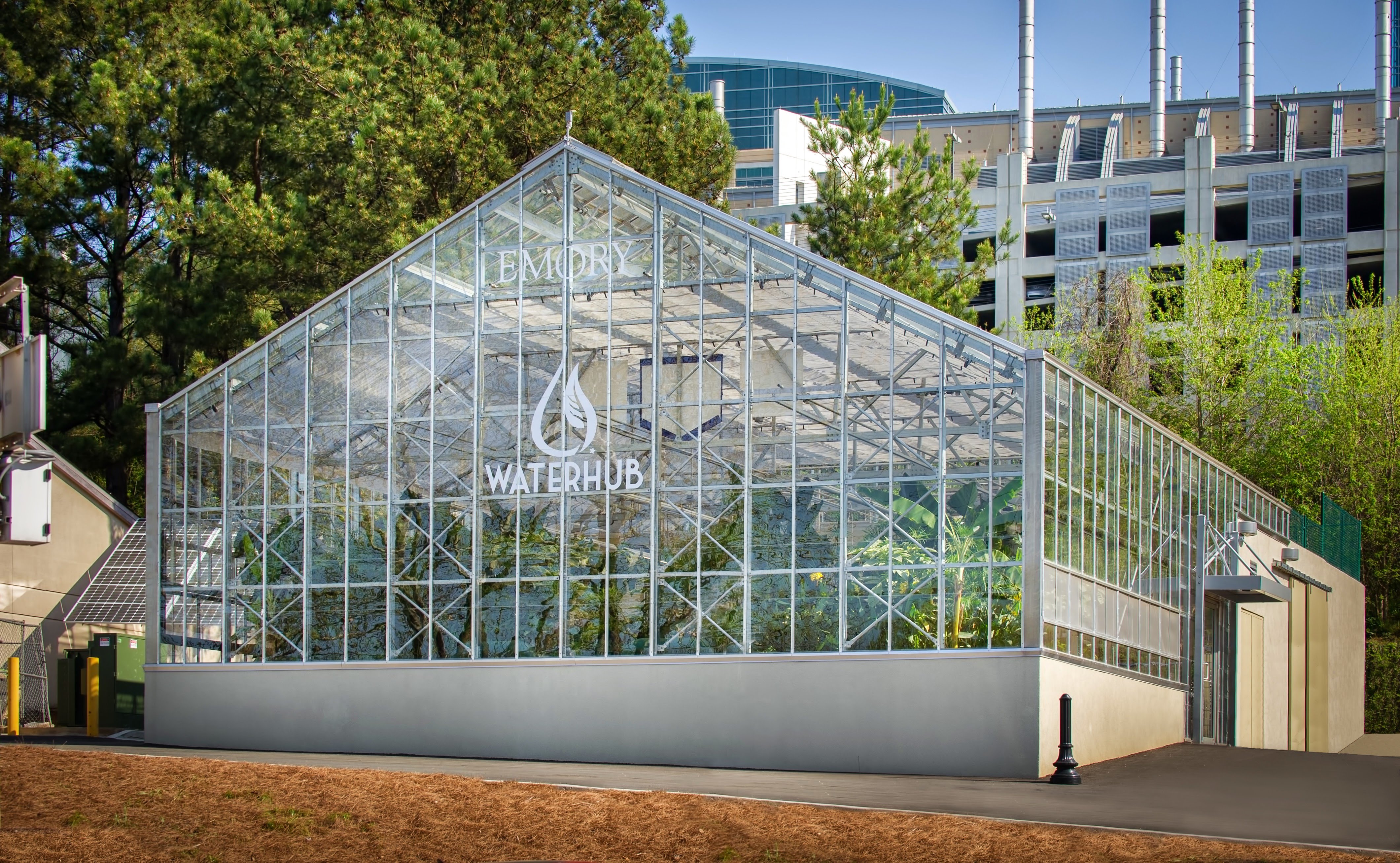 Emory University WaterHub On-site Water Reuse Treatment Greenhouse