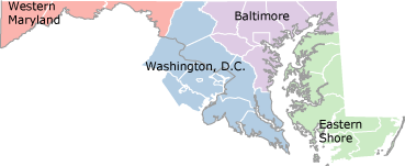 AQI Forecast Regions