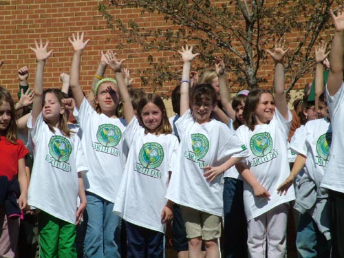 Shipley's Choice Elementary School Students Dedicate Bog  