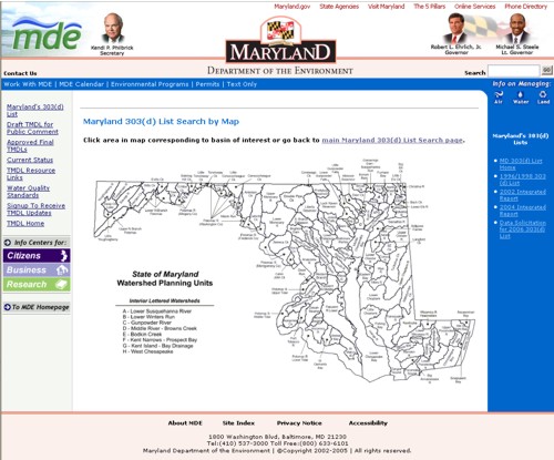 303(d) Clickable Map