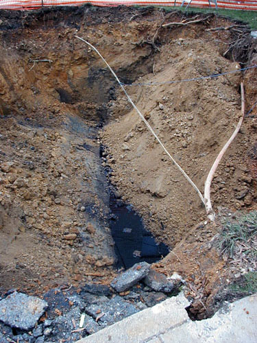 Photo of underground storage tank