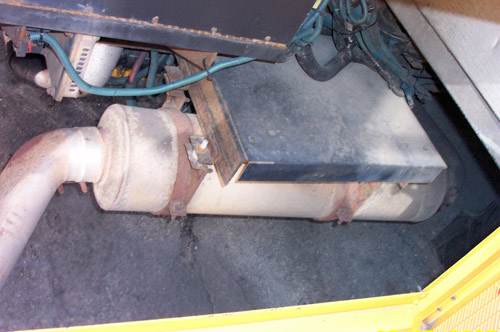 Photo of exhaust system