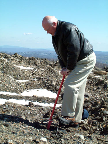 Photo of MDE Secretary Kendl P. Philbrick planting a tree