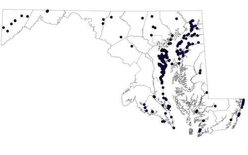 Map of Maryland