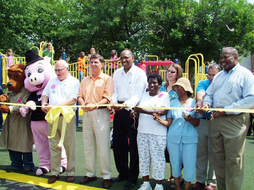 Dedication of Tot Lot