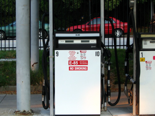 Photo of ethanol fuel pump