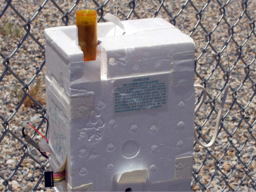 Closeup of ozone sonde