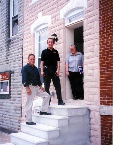 Rehabbed rowhouse visitors