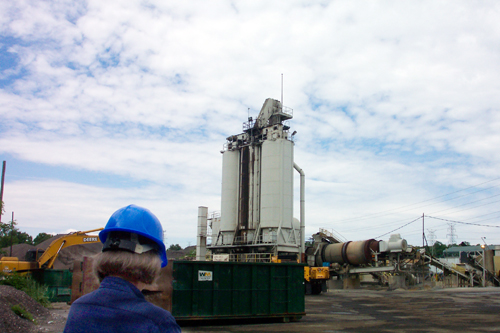 MDE Inspection at Asphalt Plant in Baltimore County