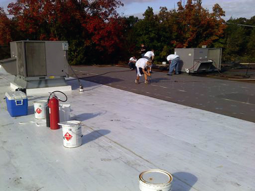 Cool Roof installation at EU Services