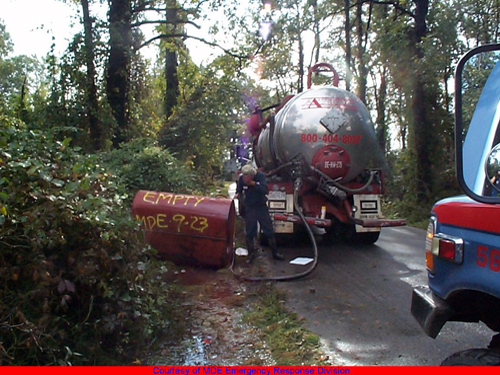  Tropical Storm Isabel washed away hundreds of home heating oil tanks, a