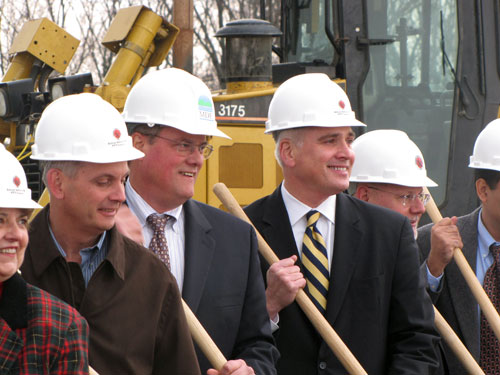 Groundbreaking for the Upgrade of the Ballenger-McKinney Wastewater Treatment Plant in Frederick.