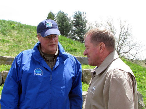 MDE Deputy Secretary Robert Summers with Del. Wendell Beitzel