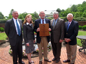 Stephen Hult receives 2010 Tawes Award for a Clean Environment.