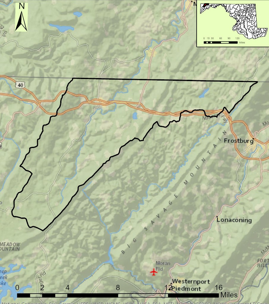 Casselman River Map