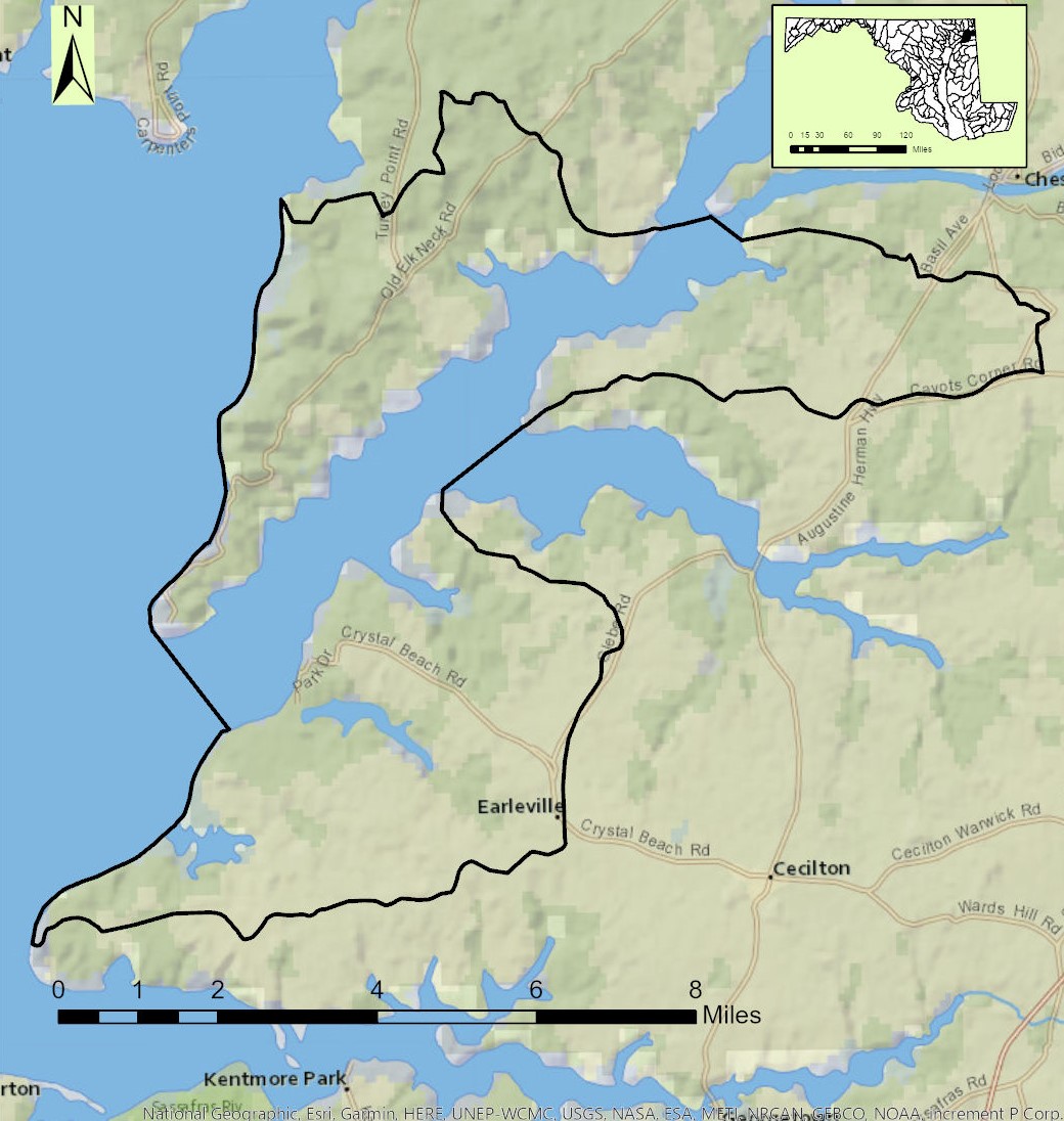 Lower Elk River Map