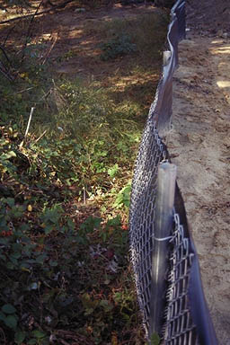 sediment control fence