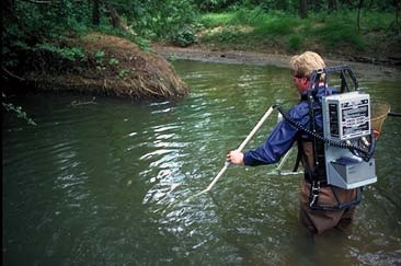 testing water