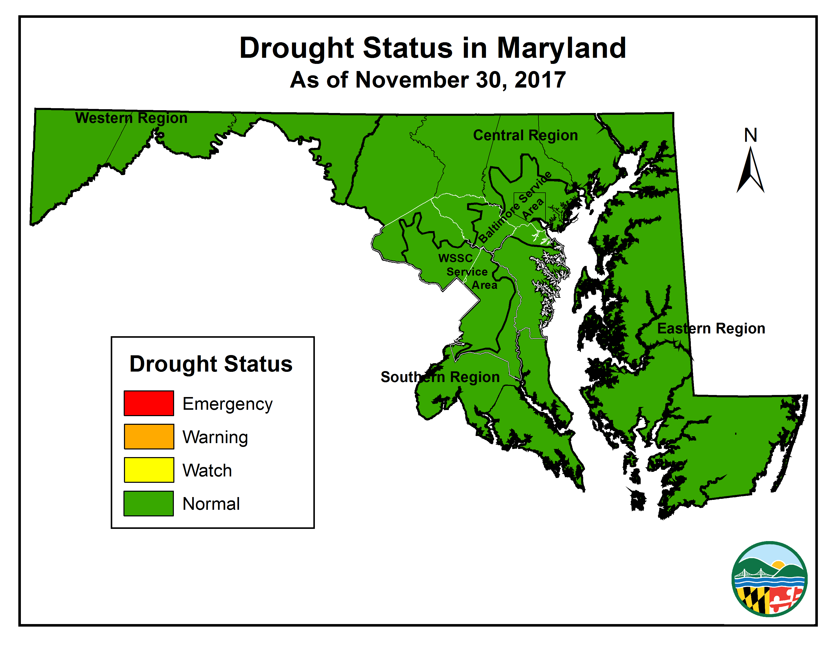 Drought Status as of 2017-06-30